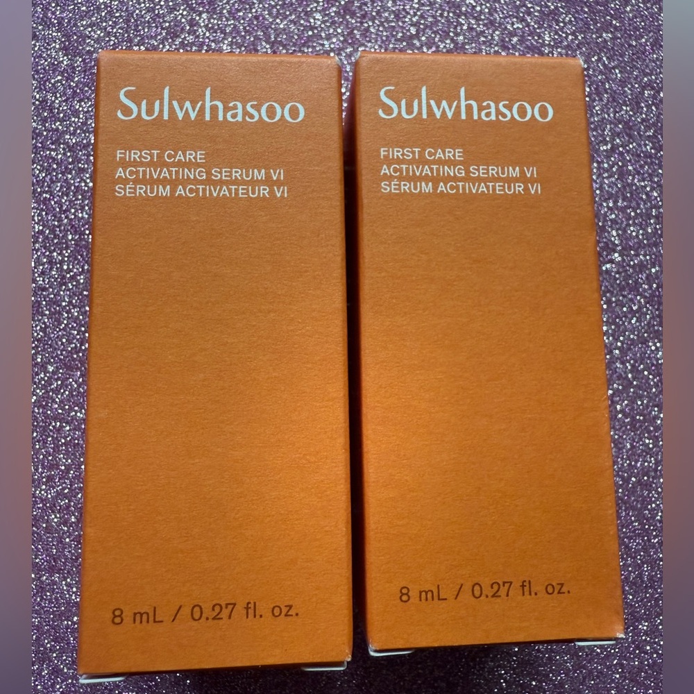 Sulwhasoo First Care Activating Serum VI  2-  8 ml bottles NIB total 16 ml